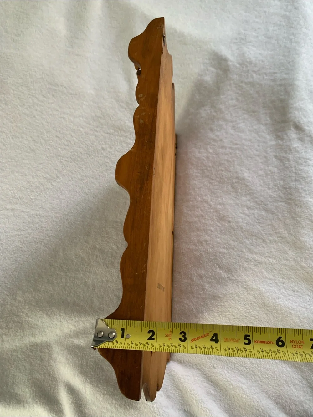 Vintage Wooden Spoon Rack Jewelry Rack 18 Slots Cottagecore Grannycore
